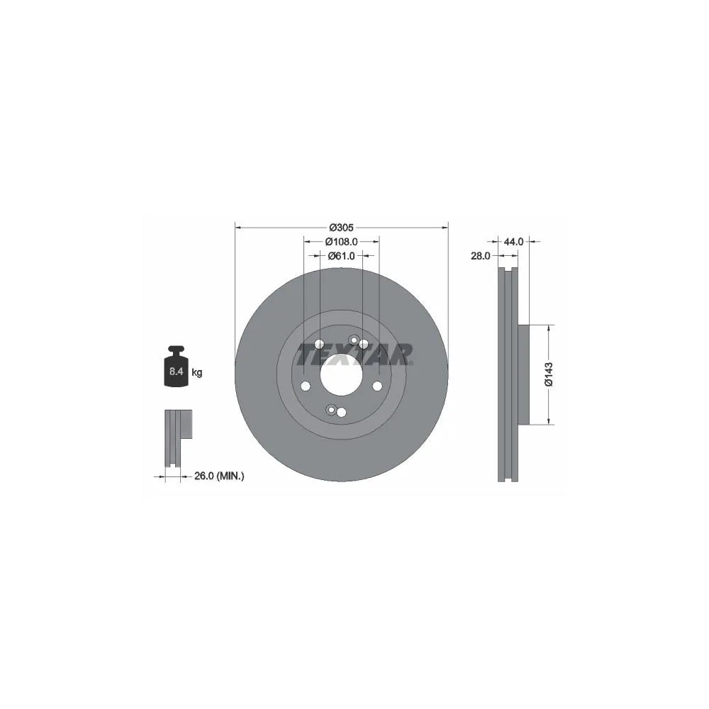 Disc Frana TEX - 92112300