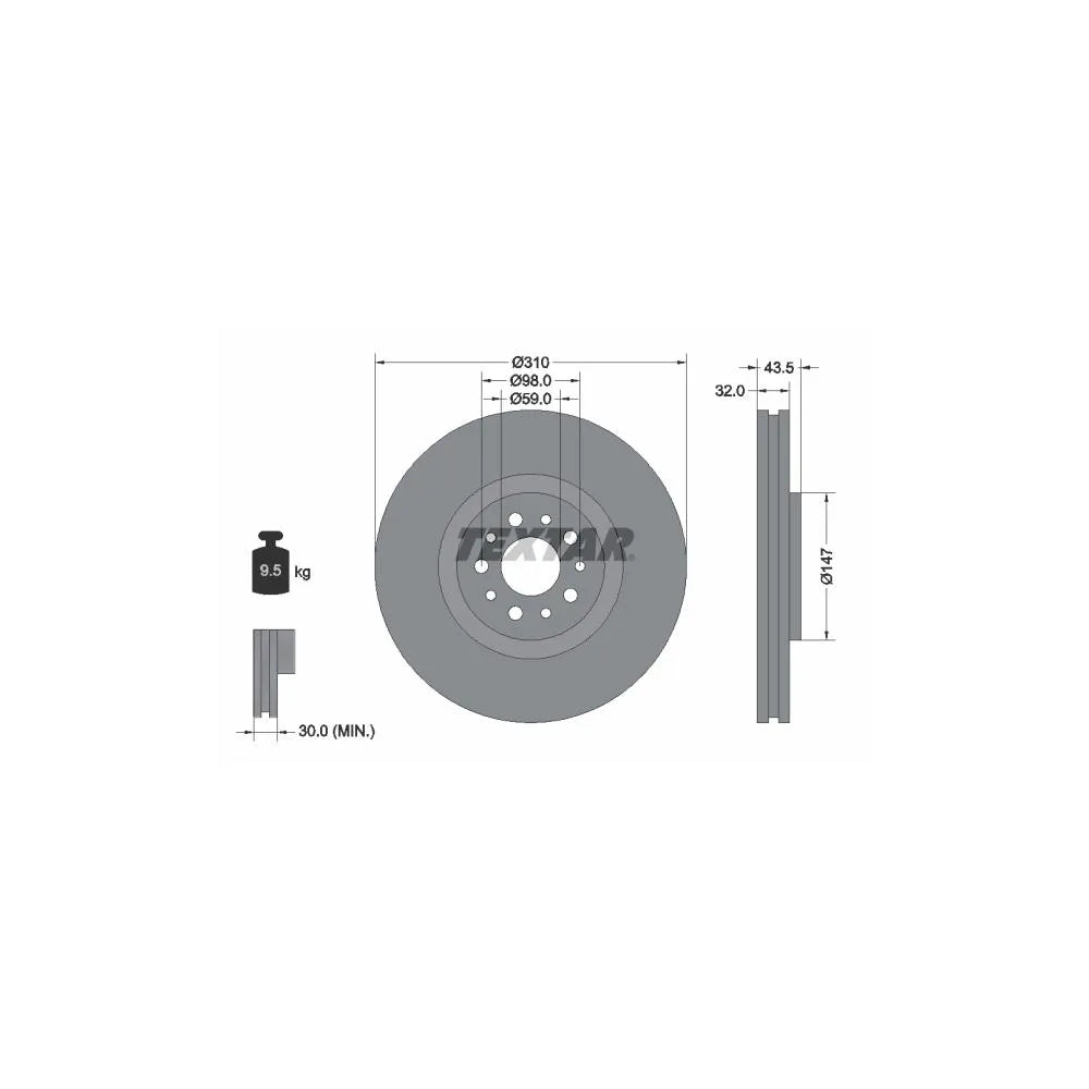 Discuri Frana Textar - 92118100