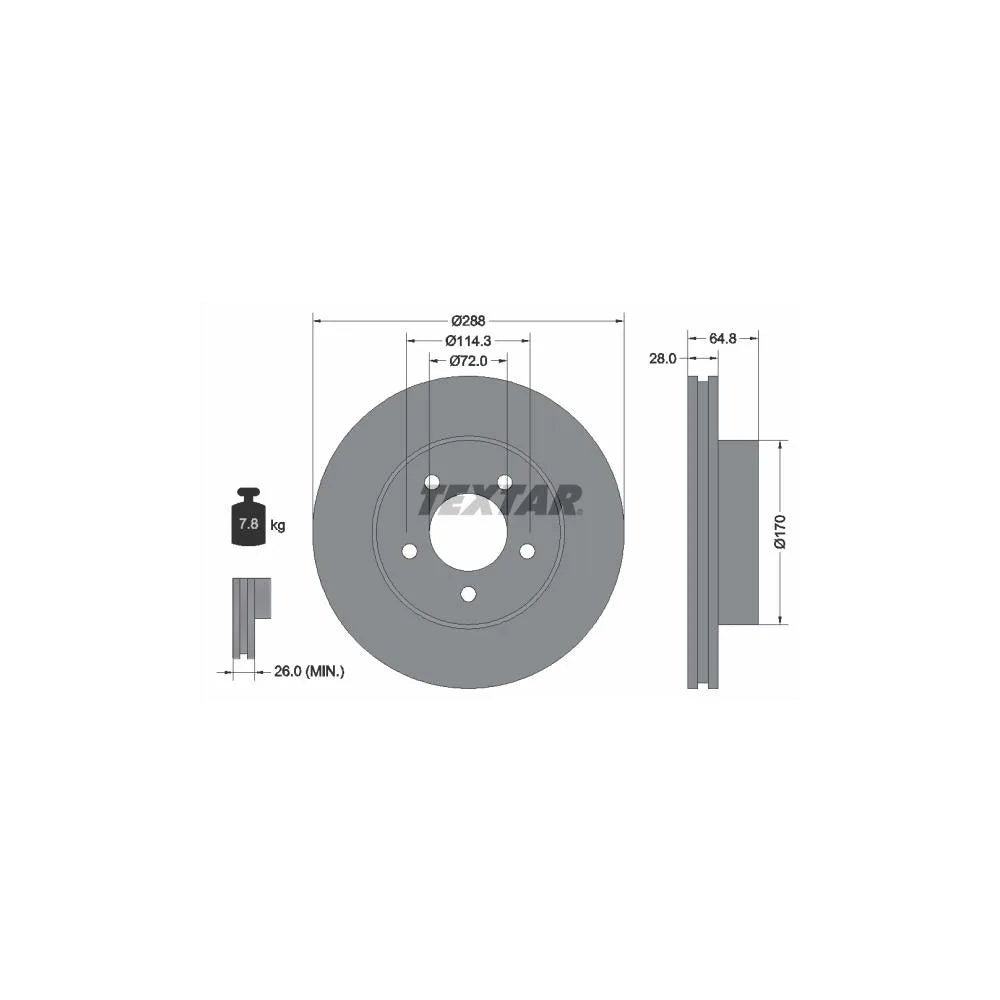 Discuri Frana Textar - 92119705