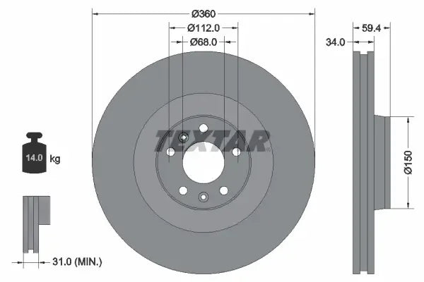 Disc Frana TEX - 92122203