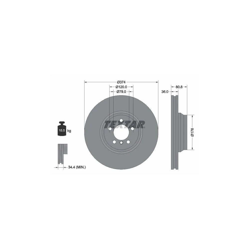 Discuri Frana Textar pentru BMW 7 - 92123003