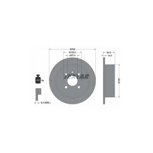 Discuri Frana Textar pentru Daewoo Nubira/Nubira Wagon - 92129000
