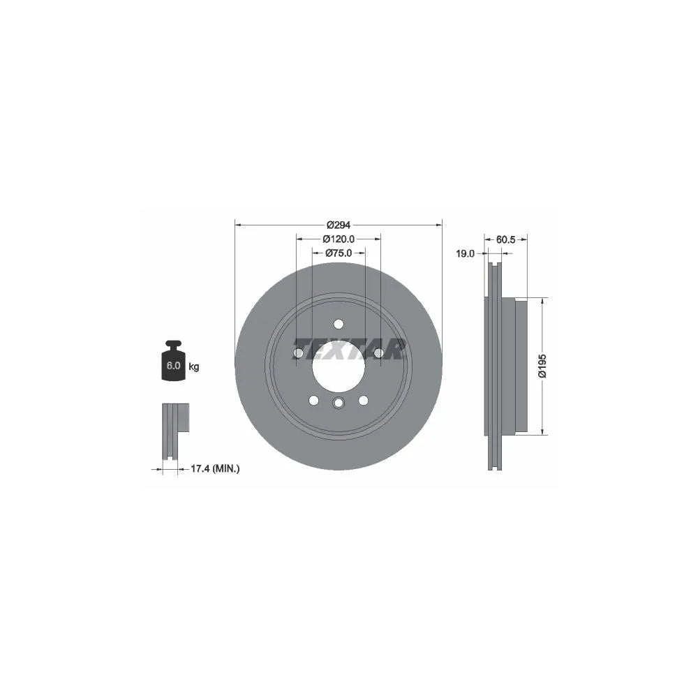 Disc Frana Textar pentru BMW 3 - 92141703