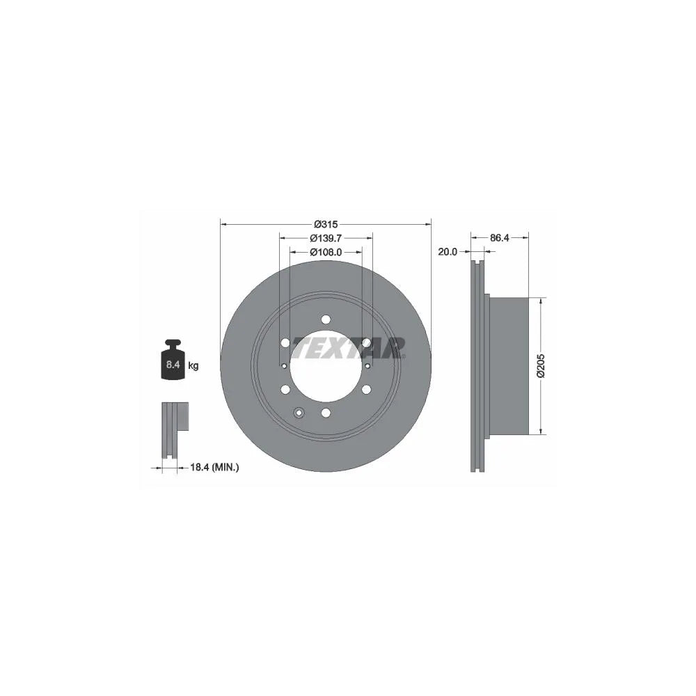 Disc Frana TEX - 92146703