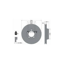 Disc Frana Textar pentru Porsche 718 Boxster/718 Cayman/911/911 Targa - 92150005