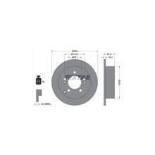 Disc Frana Textar pentru Hyundai Sonata/Tucson/Xg, Kia Magentis/Sportage - 92156803