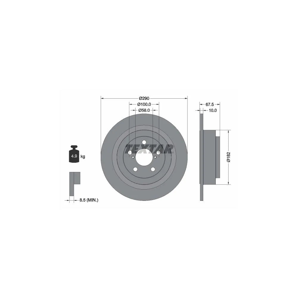 Discuri Frana Textar - 92158800