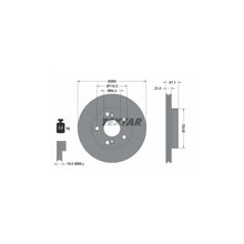 Disc Frana Textar pentru Honda Civic/Cr Z/Integra Cupe - 92175803