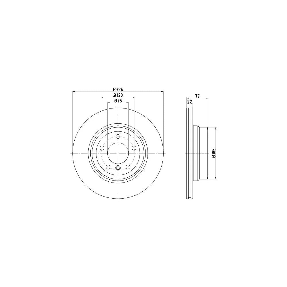Disc Frana Textar pentru BMW 1/1 Cupe - 92201903