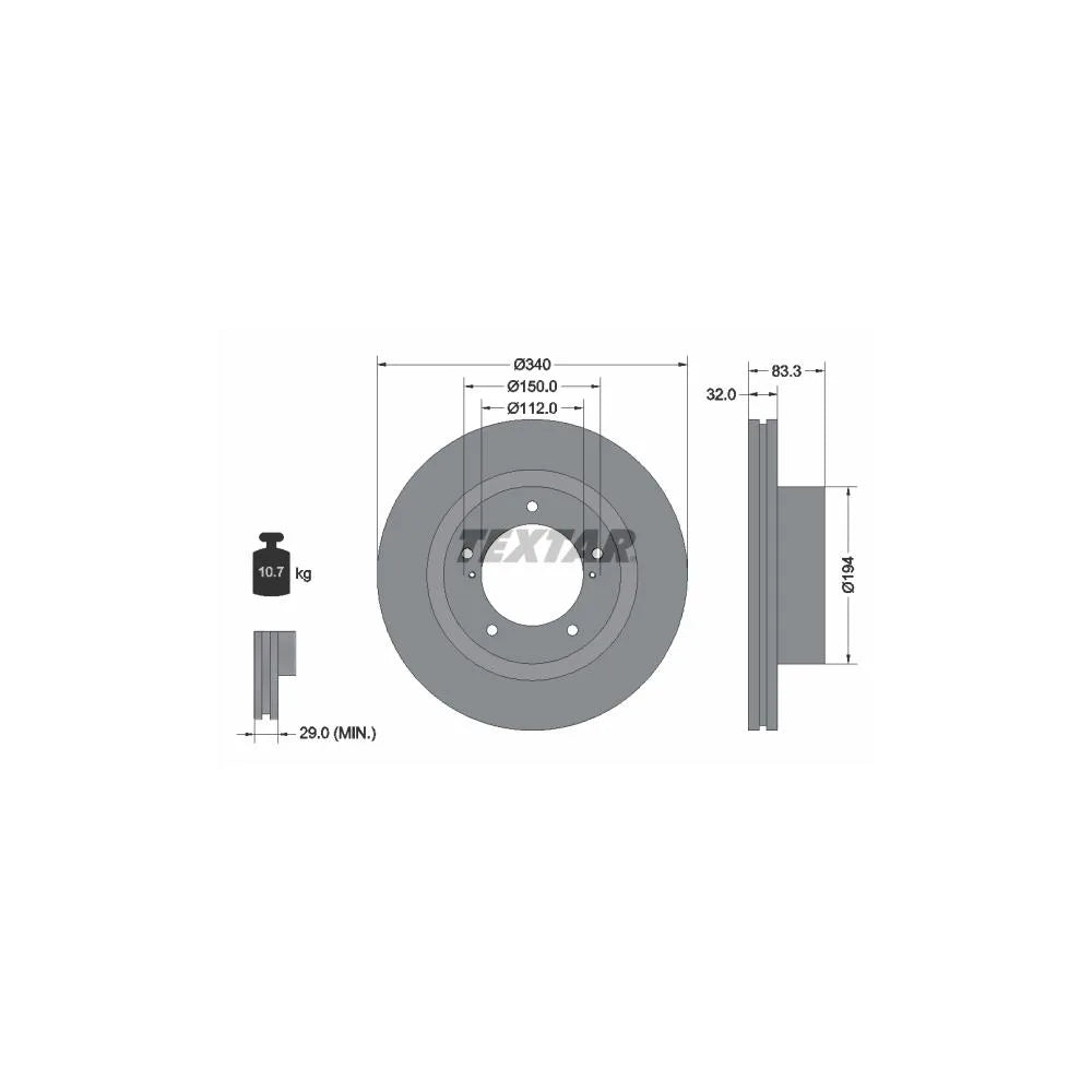 Discuri Frana Textar - 92204603