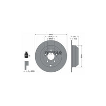 Disc Frana Textar pentru Hyundai Grand Santa/Santa Fe, Kia Sorento - 92223403