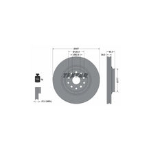 Disc Frana Textar pentru Lexus Ls - 92224303
