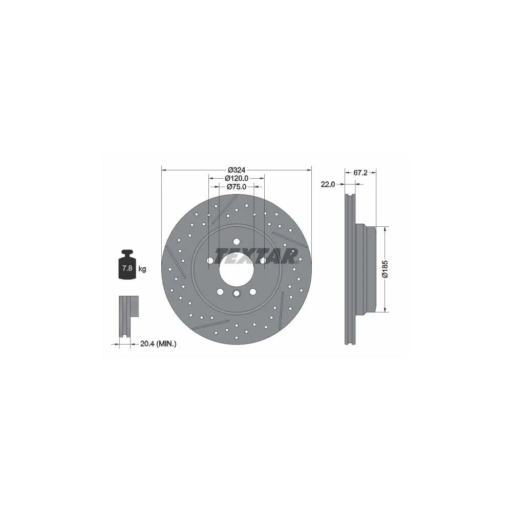 Disc Frana Textar pentru BMW 3 - 92231203