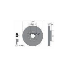 Disc Frana Textar pentru Lexus Gs/Is/Is Sportcross/Ls/Sc - 92237503