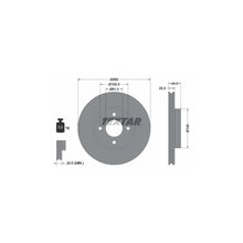 Disc Frana Textar pentru Nissan Micra/Note - 92239903
