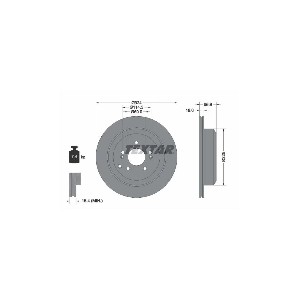 Discuri Frana Textar - 92242603