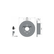 Disc Frana Textar pentru Mitsubishi Eclipse/Galant - 92269403