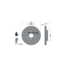 Disc Frana Textar pentru Nissan Navara, Renault Alaskan - 92285803