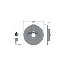 Disc Frana Textar pentru Honda Cr V/Zr V - 92306103