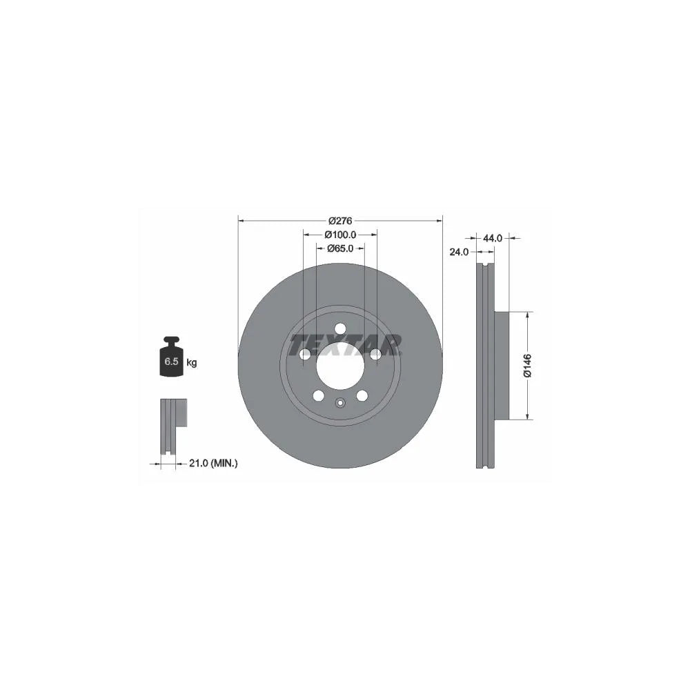 Disc Frana Textar - 92313703