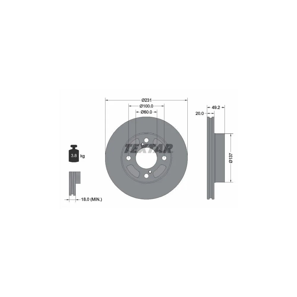 Disc Frana TEX - 92314003