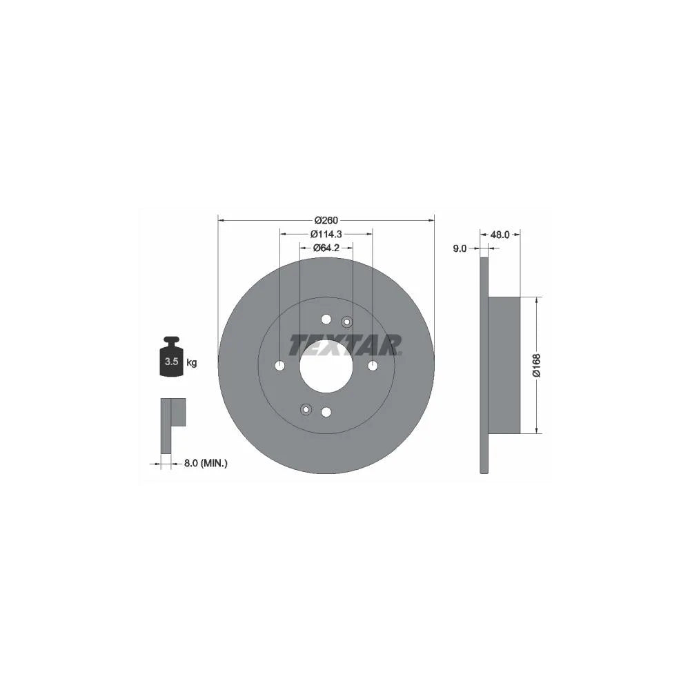 Discuri Frana Textar - 92320203