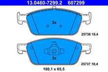 Set placute frana, frana disc TRW pentru Ford - 13.0460-7299.2