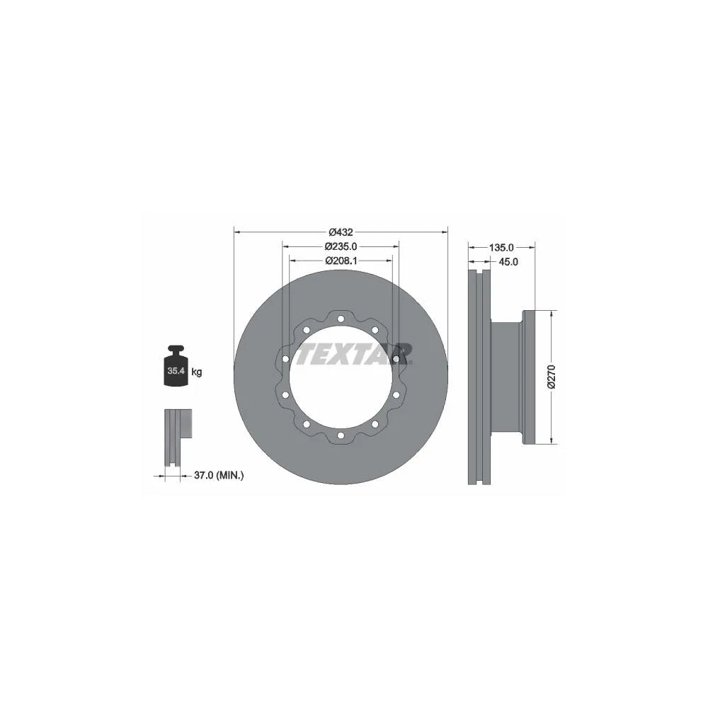 Discuri Frana Textar - 93087000