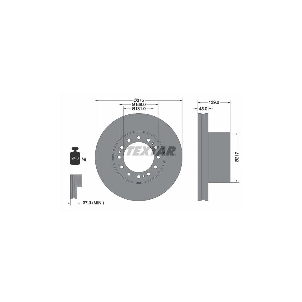 Discuri Frana Textar - 93105600