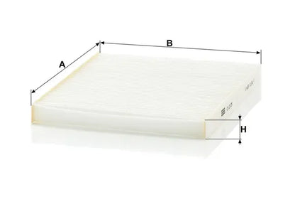 Filtru aer habitaclu -Filter, Suzuki Jimny Autoturism De Teren, Inchis, Deschis, 234x192x28 mm, Mann CU2129