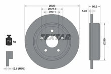 Disc frana Textar pentru Jeep - 92177403