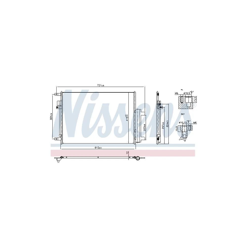 Radiator Clima Ac Nissens - 940955