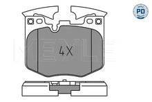 Set placute frana, frana disc Meyle pentru BMW, Toyota - 0252242520/PD