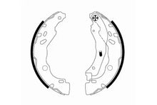 Set saboti frana Textar - 91077200
