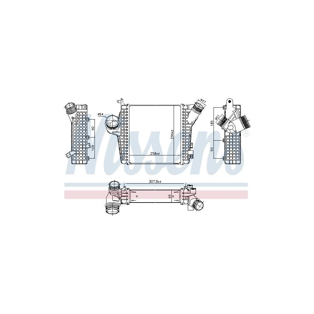 Intercooler Nissens - 961305
