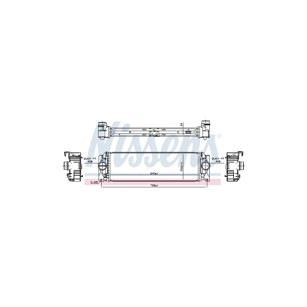 Intercooler Nissens - 961312