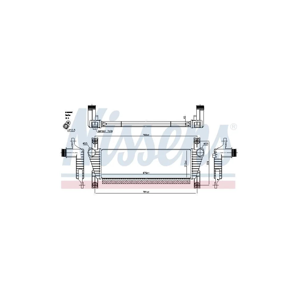 Intercooler Nissens - 961581