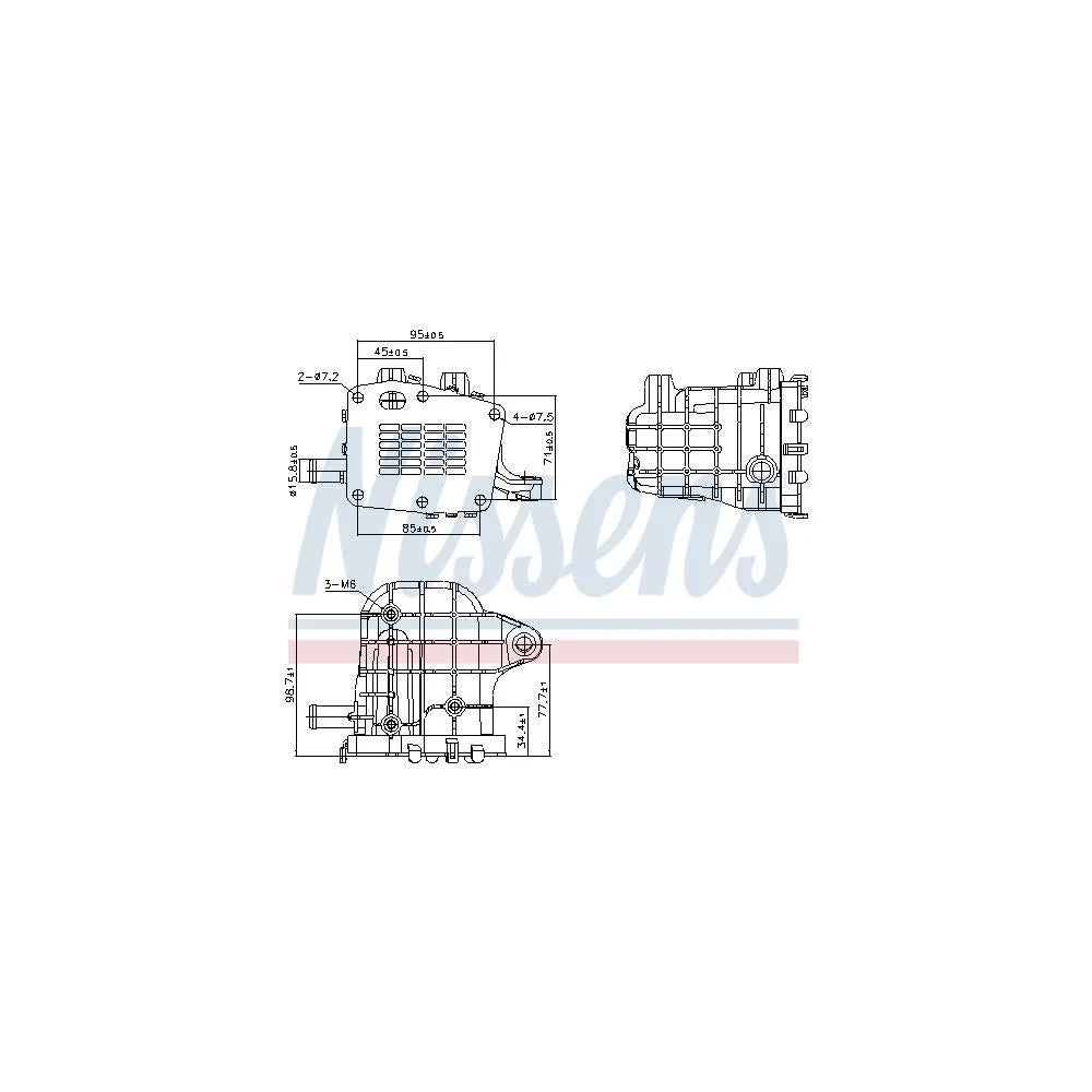 Intercooler Nissens - 989481