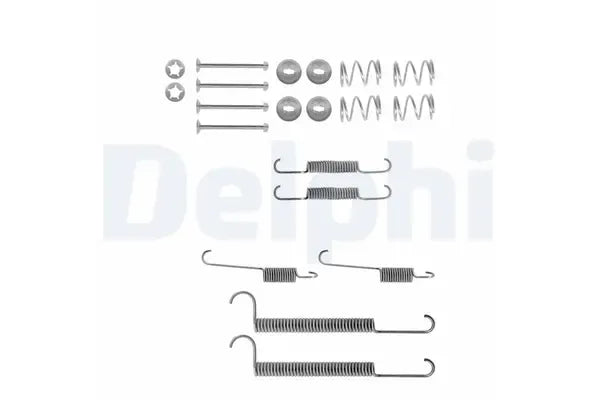 Set accesorii sabot de frana, Opel Kadett E Combi, Kadett E Combo, Rekord E Combi, Kadett E Caroserie Inchisa, Combi, 151x142x24 mm, Delphi LY1048