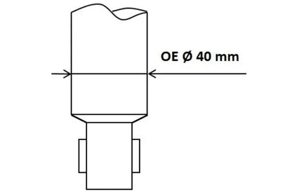 Amortizor, Ford, Volvo, 583x70x70 mm, KYB KYB553389