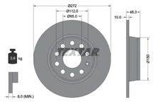 Disc frana, VW, Audi, Skoda, SEAT, Cupra, Ford Golf, A3 Sportback, Octavia, Leon, A3 Limousine, A3, Touran, Leon St, Ø272 mm, Textar 92224903