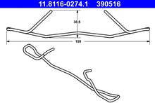 Arc, etrier frana TRW pentru Mini, Nissan - 11.8116-0274.1