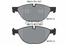 Set placute frana, frana disc Textar pentru BMW - 2417201