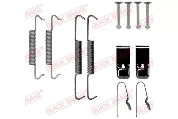 Set accesorii saboti frana parcare, Ford, Jeep, 148x126x22 mm, Quick Brake QB1050027