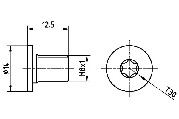 Surub disc frana, Mercedes-Benz, Volkswagen, Maybach Clasa E, Clasa C, Clasa S, Clasa A, Clasa Glc, Clasa Cla, Clasa Cls, Clasa Gle, Textar TPM0002