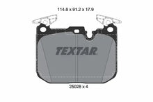 Set placute frana, frana disc Textar pentru BMW - 2502805