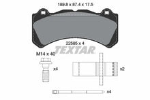 Set placute frana, frana disc Textar pentru Volvo - 2258501