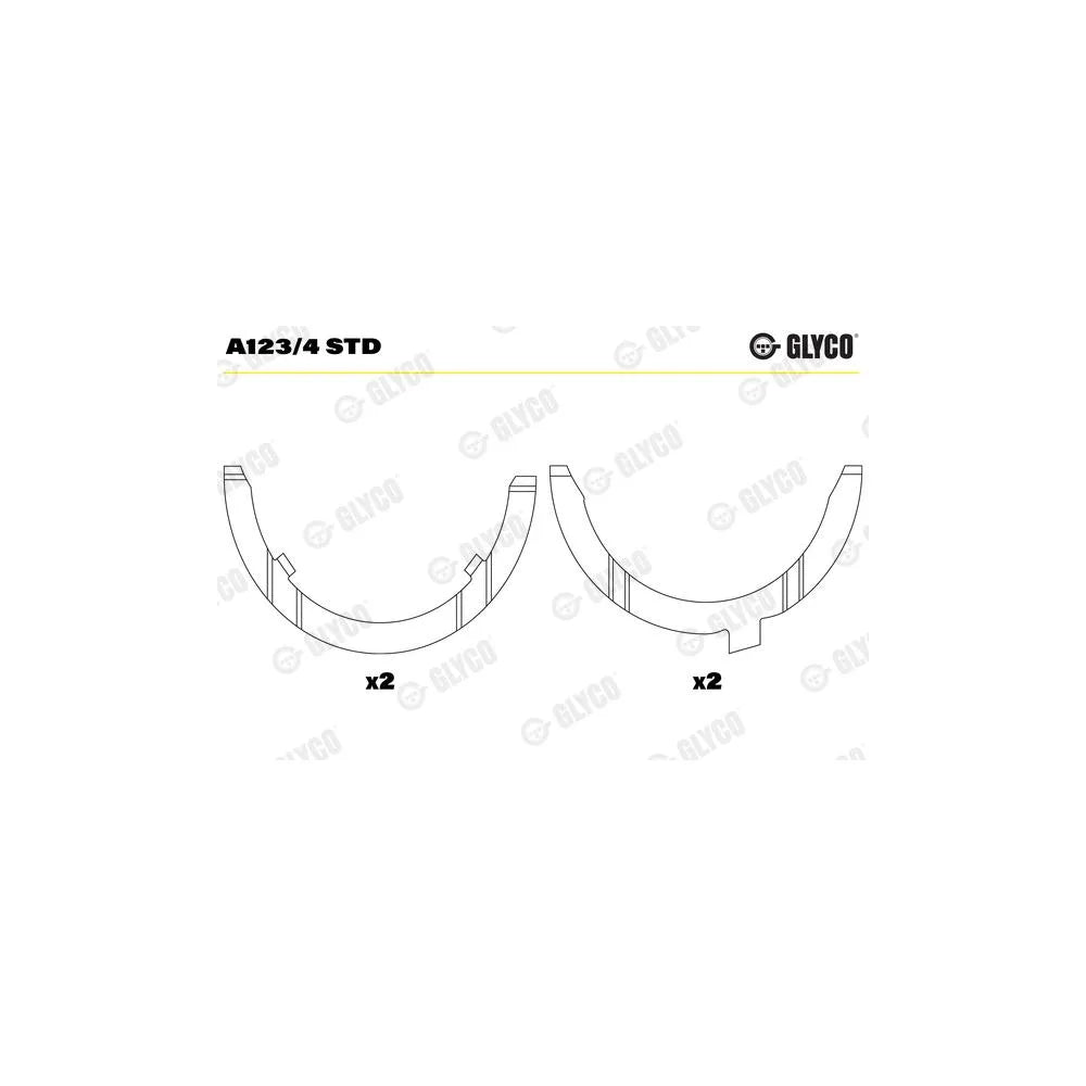 Saiba Distantier, Arbore Cotit Glyco - A123/4 STD