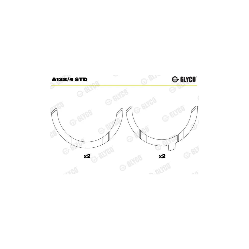 Saiba Distantier, Arbore Cotit Glyco - A138/4 STD