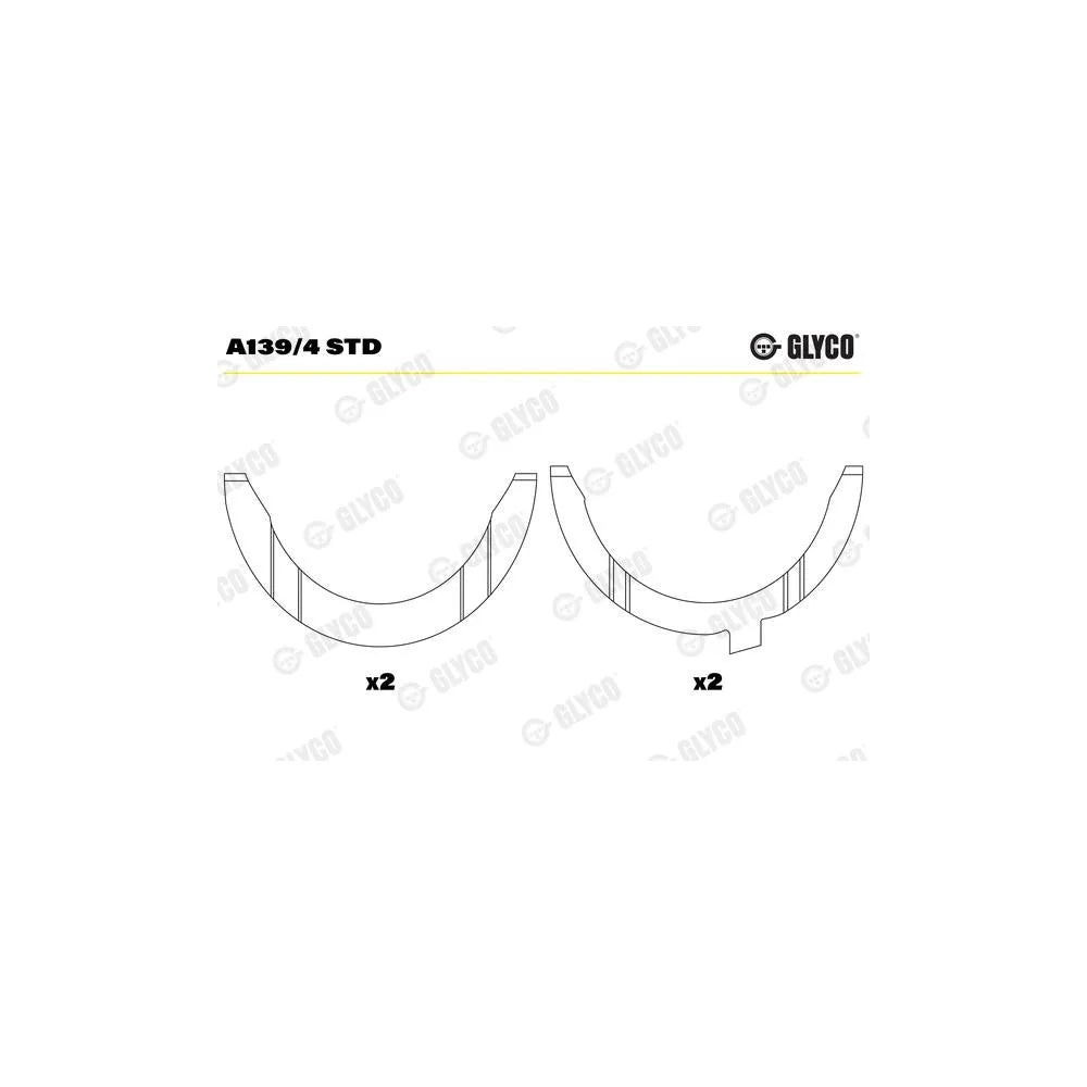 Saiba Distantier, Arbore Cotit Glyco - A139/4 STD